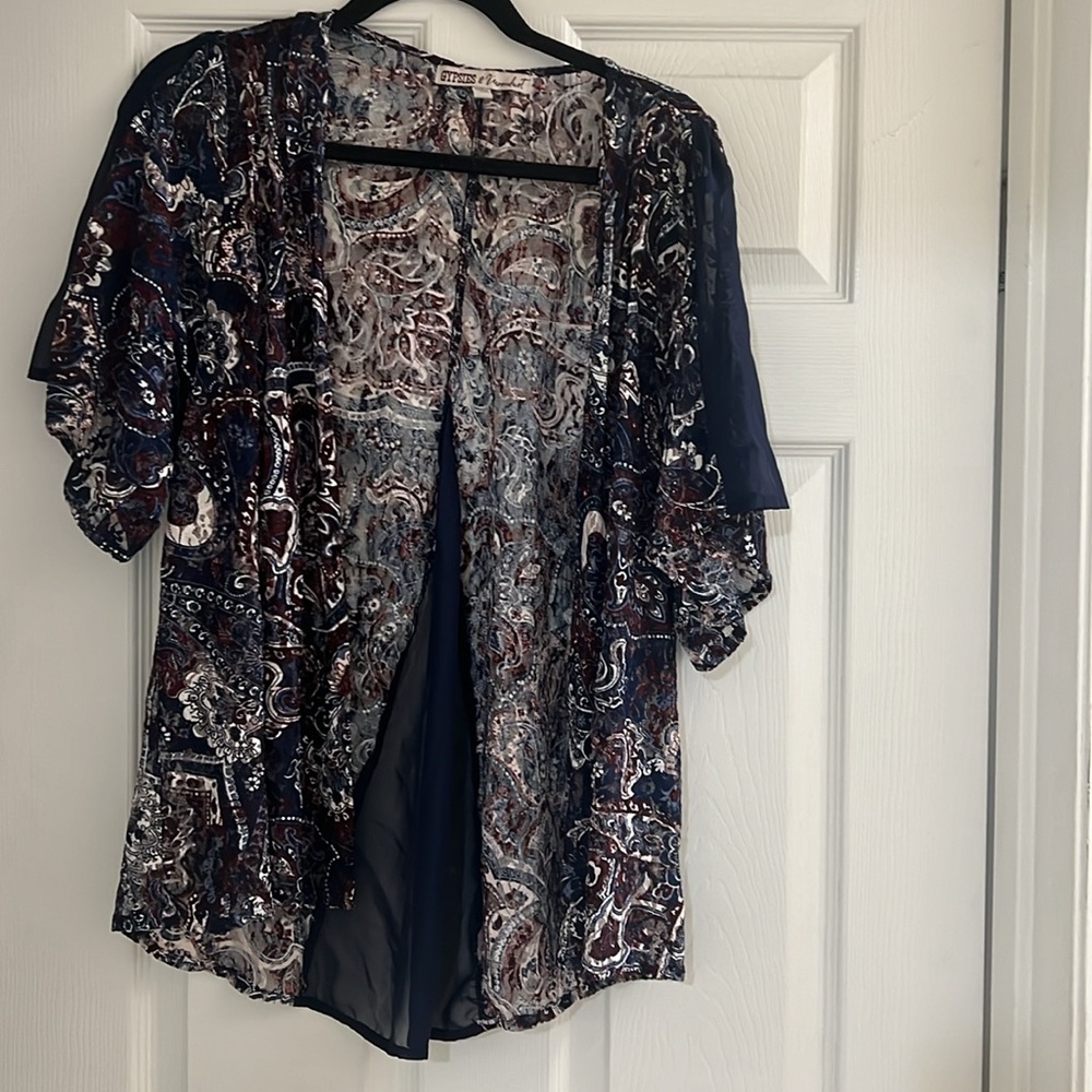 Gypsies and moodust mesh cardigan